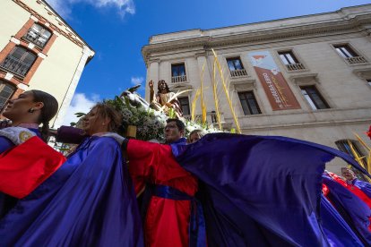 Imagen de la procesión de la Borriquilla durante el Domingo de Ramos de la Semana Santa de 2026 en Burgos.