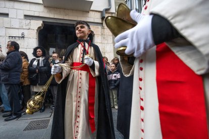 La talla de San Gil es una de las más veneradas de la Semana Santa de Burgos.