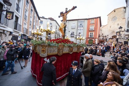 La talla de San Gil es una de las más veneradas de la Semana Santa de Burgos.