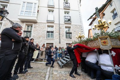 La talla de San Gil es una de las más veneradas de la Semana Santa de Burgos.