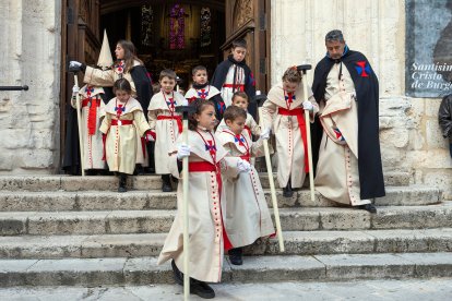 La talla de San Gil es una de las más veneradas de la Semana Santa de Burgos.