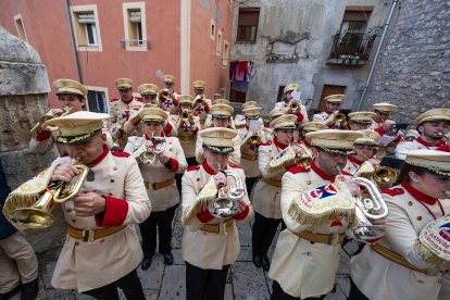 La talla de San Gil es una de las más veneradas de la Semana Santa de Burgos.