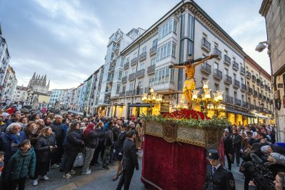 La talla de San Gil es una de las más veneradas de la Semana Santa de Burgos.