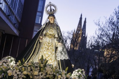 Imagen de la procesión del Santo Entierro.