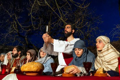 Imagen de la Pasión Viviente de Covarrubias.