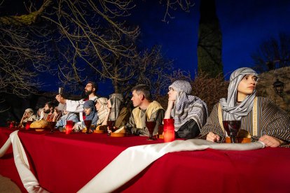 Imagen de la Pasión Viviente de Covarrubias.