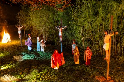 Imagen de la Pasión Viviente de Covarrubias.