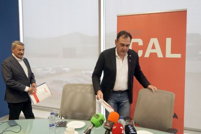El presidente de Vitartis, Santiago Miguel Casado, y el vicepresidente Javier Oblanca, participan en los Desayunos de la Agencia Ical