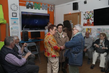 La Asociación Palentina celebra este fin de semana los actos conmemorativos con un manifiesto institucional y un torneo provincial de tenis de mesa, en imagen dia de la lectura del manifiesto