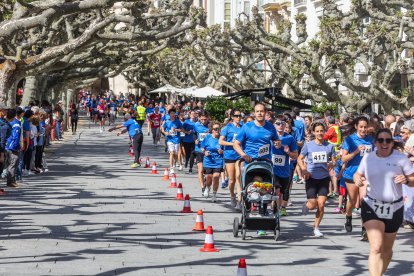Carrera Solidaria por el Día de Castilla y León en Burgos.