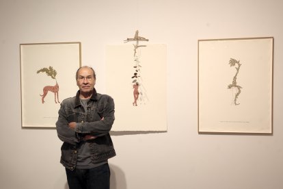 El artista  vallisoletano Eugenio Ampudia, expone 'Nadie encuentra arraigo en un planeta desconocido' en la galería madrileña Max Estrella