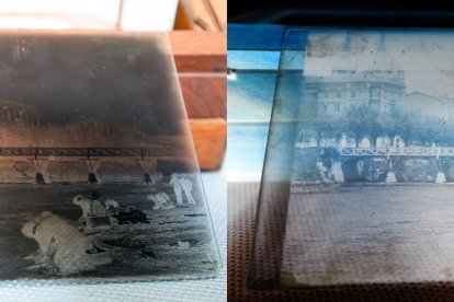 Elementos del Laboratorio de Fotografía de Juan Antonio Cortés a principios del siglo XX.