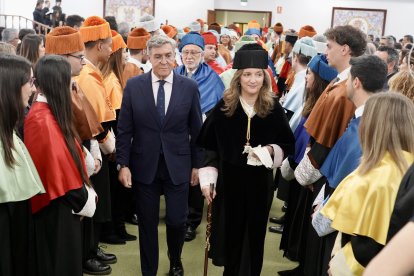 La Universidad de León celebra la festividad de su patrón, san Isidoro en un acto académico en el que se hará entrega de la Medalla Reina Urraca a la presidenta del Tribunal Superior de Justicia de Castilla y León, Ana del Ser, y de la Medalla de Oro a título póstumo al profesor Gerardo Villa.