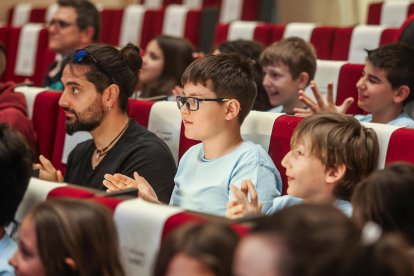 Instante de la final de la Steam Talent Kids.