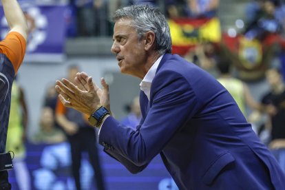 Imagen del partido entre San Pablo Burgos y Lleida.