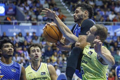 Imagen del partido entre San Pablo Burgos y Lleida.