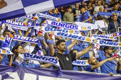 Imagen del partido entre San Pablo Burgos y Lleida.