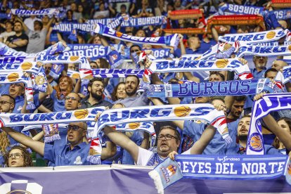 Imagen del partido entre San Pablo Burgos y Lleida.