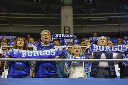 Imagen del partido entre San Pablo Burgos y Lleida.