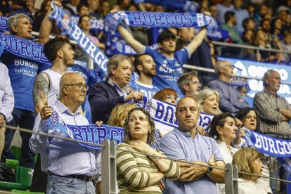 Imagen del partido entre San Pablo Burgos y Lleida.