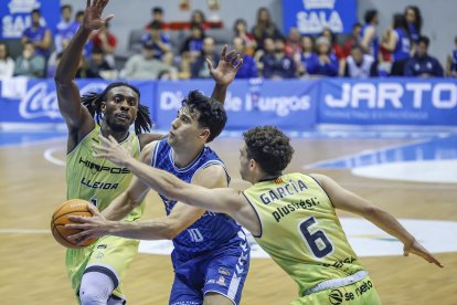 Imagen del partido entre San Pablo Burgos y Lleida.