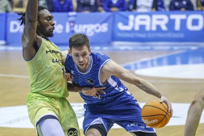 Imagen del partido entre San Pablo Burgos y Lleida.