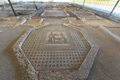 Yacimiento de la Villa Romana de la Calzadilla en el Museo de las Villas Romanas de Almenara – Puras