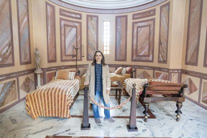 La directora del Museo de las Villas Romanas de Almenara – Puras, Laura Martín