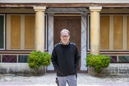 Diego Arranz, responsable de Mantenimiento del Museo de las Villas Romanas de Almenara – Puras,