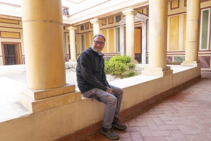 Diego Arranz, responsable de Mantenimiento del Museo de las Villas Romanas de Almenara – Puras,