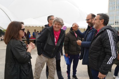 El secretario general del PSOE de Castilla y León, Carlos Martínez, participa en la 49ª Marcha Asprona