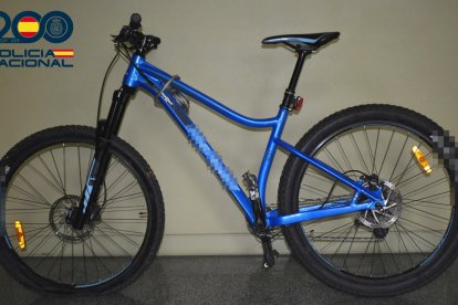 Imagen de la bicicleta recuperada.