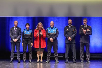 Imagen de la celebración de la fiesta de la Policía Local.