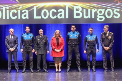 Imagen de la celebración de la fiesta de la Policía Local.