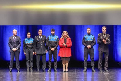 Imagen de la celebración de la fiesta de la Policía Local.
