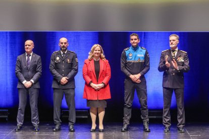 Imagen de la celebración de la fiesta de la Policía Local.