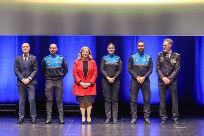 Imagen de la celebración de la fiesta de la Policía Local.