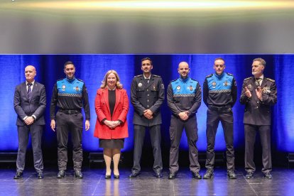 Imagen de la celebración de la fiesta de la Policía Local.