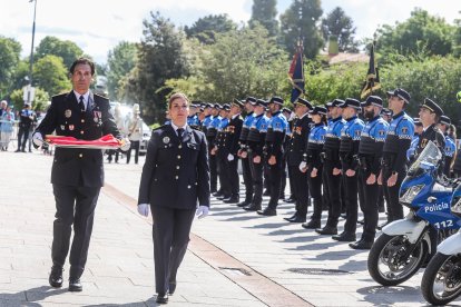 Imagen de la celebración de la fiesta de la Policía Local.