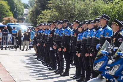 Imagen de la celebración de la fiesta de la Policía Local.