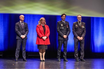 Imagen de la celebración de la fiesta de la Policía Local.