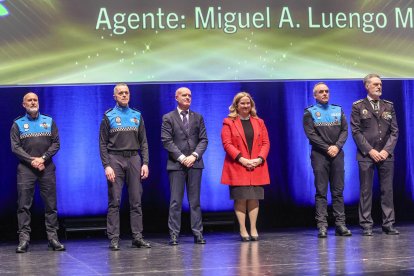 Imagen de la celebración de la fiesta de la Policía Local.