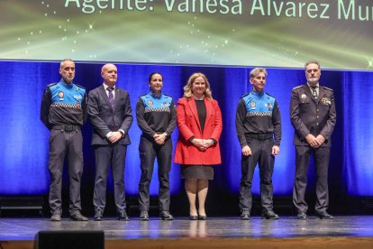 Imagen de la celebración de la fiesta de la Policía Local.