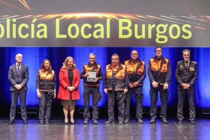 Imagen de la celebración de la fiesta de la Policía Local.