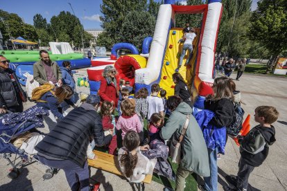 Instante de la I Fiesta del Deporte en Burgos.