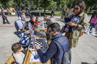 Instante de la I Fiesta del Deporte en Burgos.