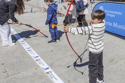 Instante de la I Fiesta del Deporte en Burgos.