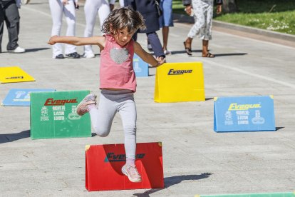 Instante de la I Fiesta del Deporte en Burgos.