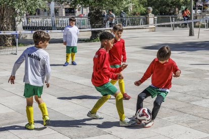 Instante de la I Fiesta del Deporte en Burgos.