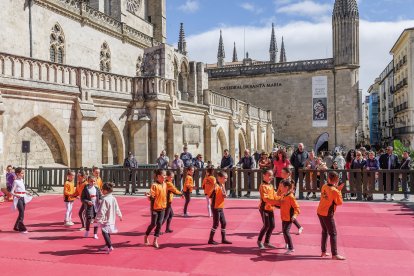Instante de la I Fiesta del Deporte en Burgos.